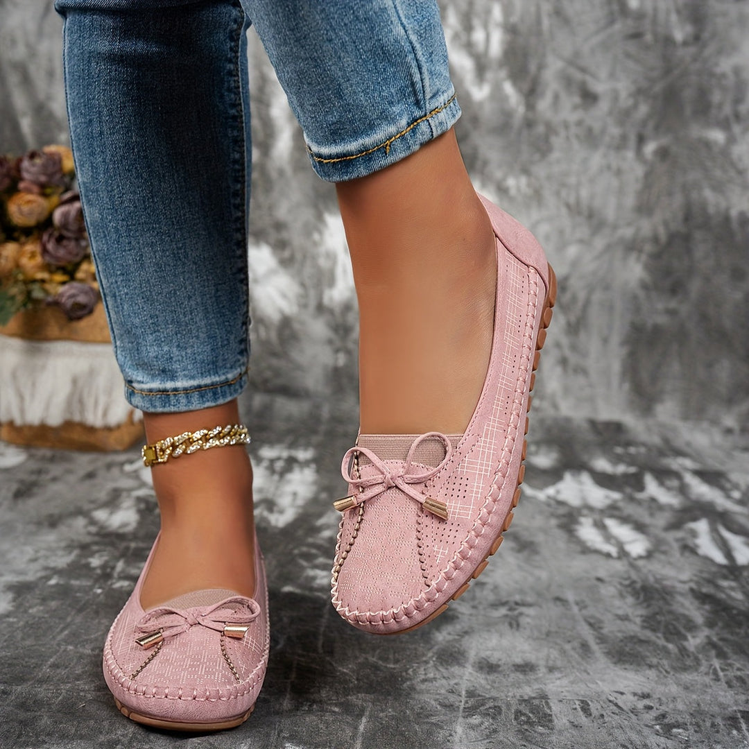 Sabine soft bow comfort loafers for women