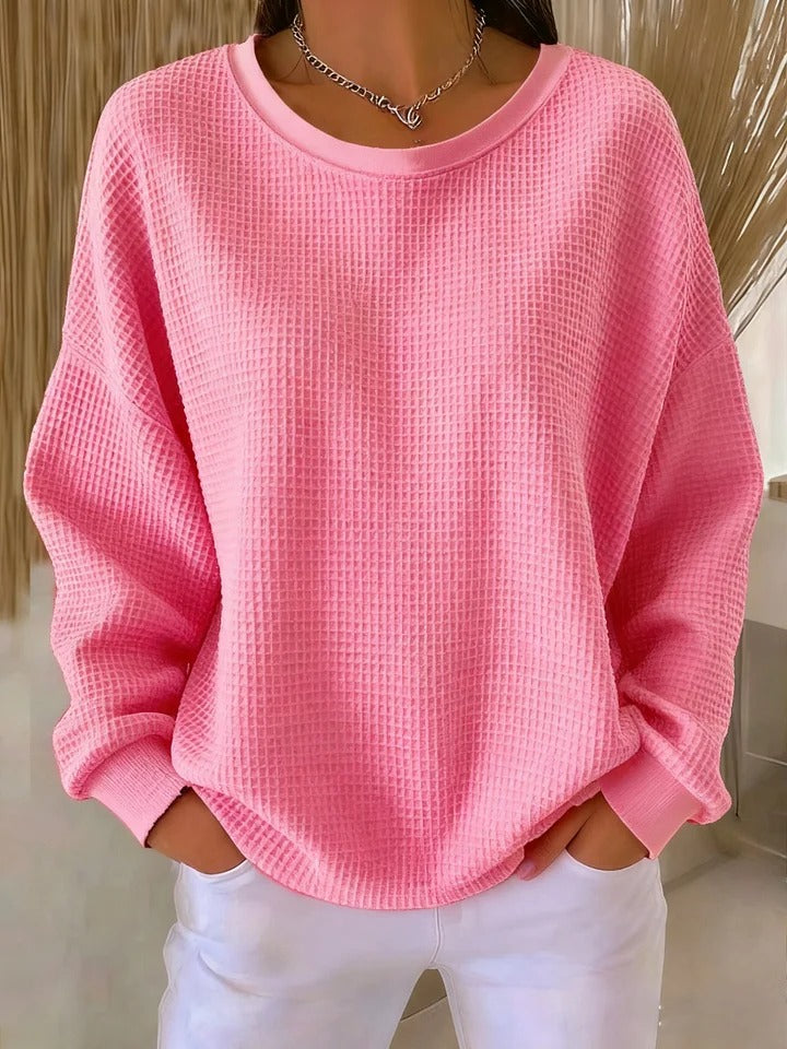 Nuria classic textured sweater for women