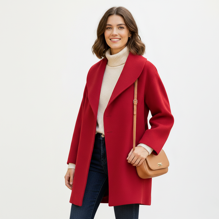Yvonne™ | Draped Longline Coat