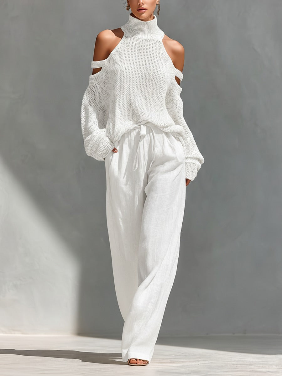 Vessa bardot two-piece set for women