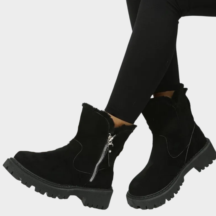 Pauline Fleece-Lined Orthopedic Boots - All-Day Comfort and Support