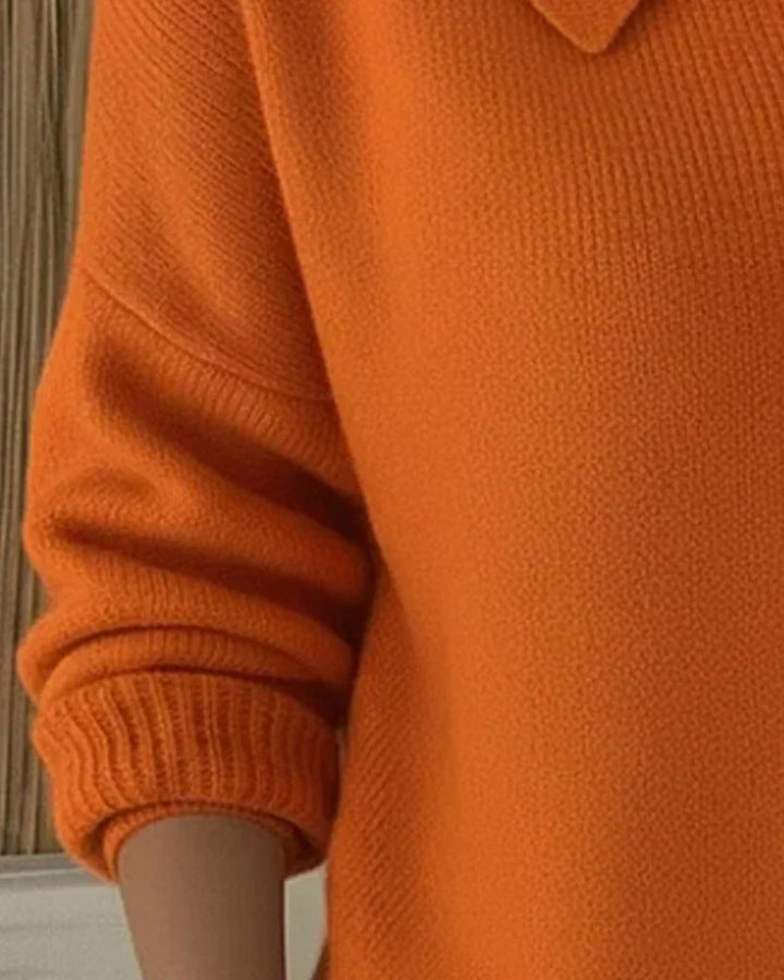 Vega shirt collar cardigan for women