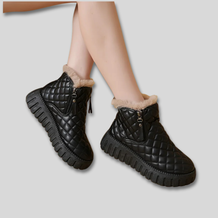 Fabienne faux fur lined winter boots for women