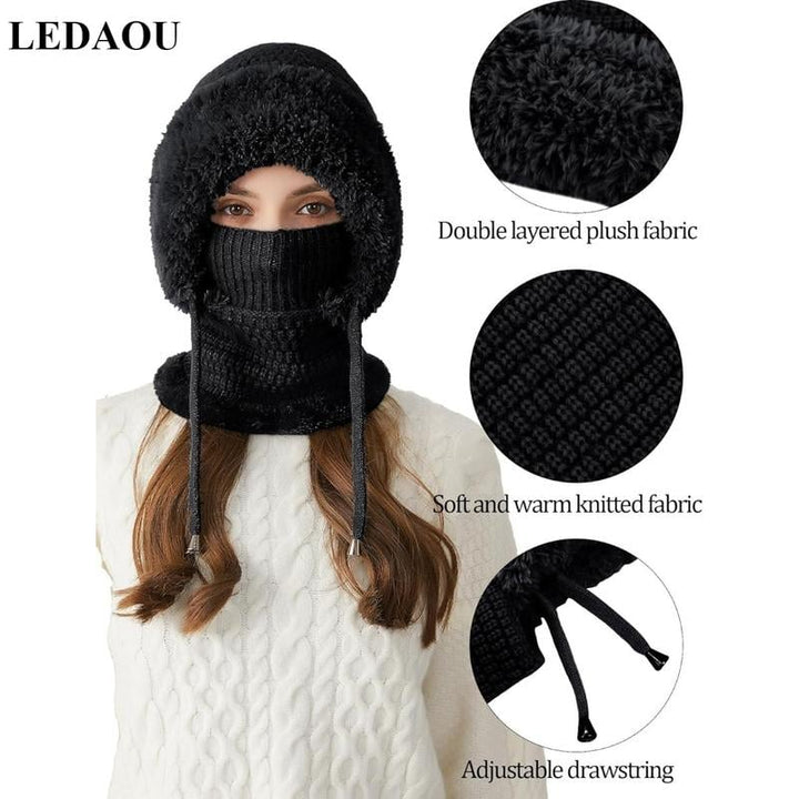 Versatile 3-in-1 Beanie Hat for Women