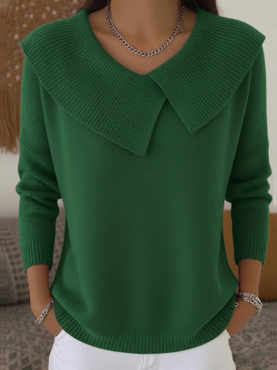 Soledad wide roll-neck sweater for women