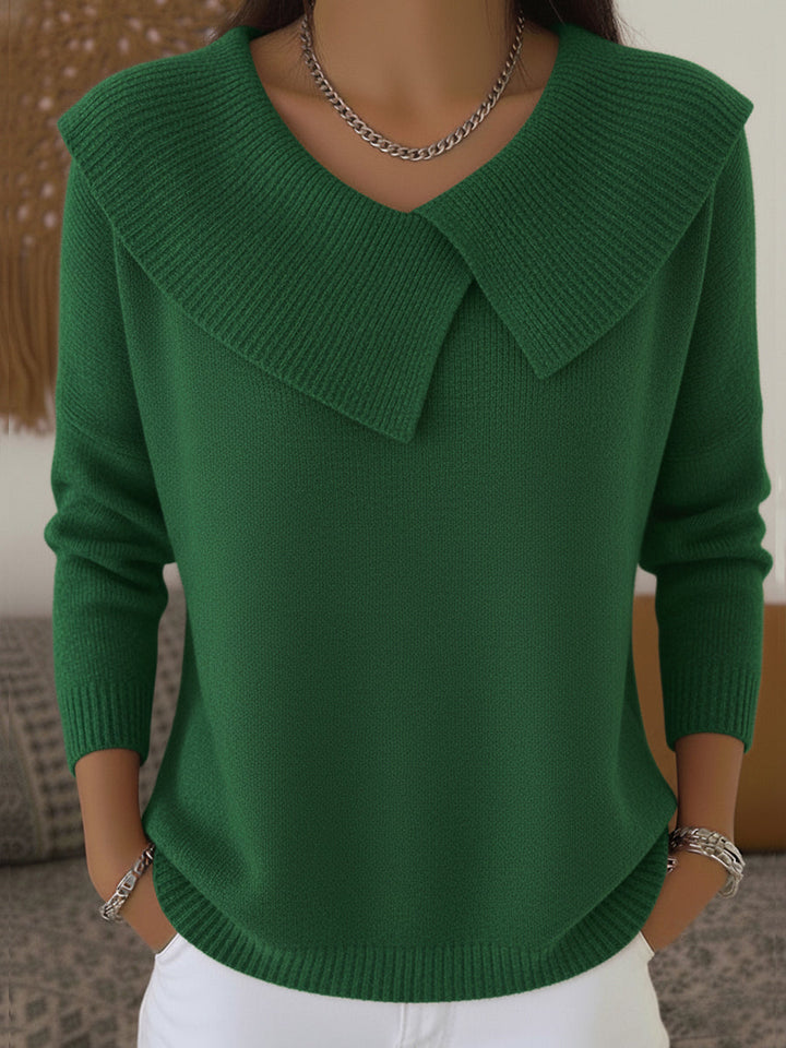 Soledad wide roll-neck sweater for women