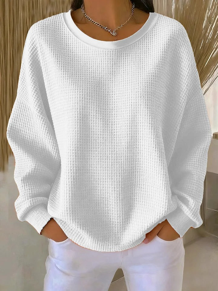 Nuria classic textured sweater for women