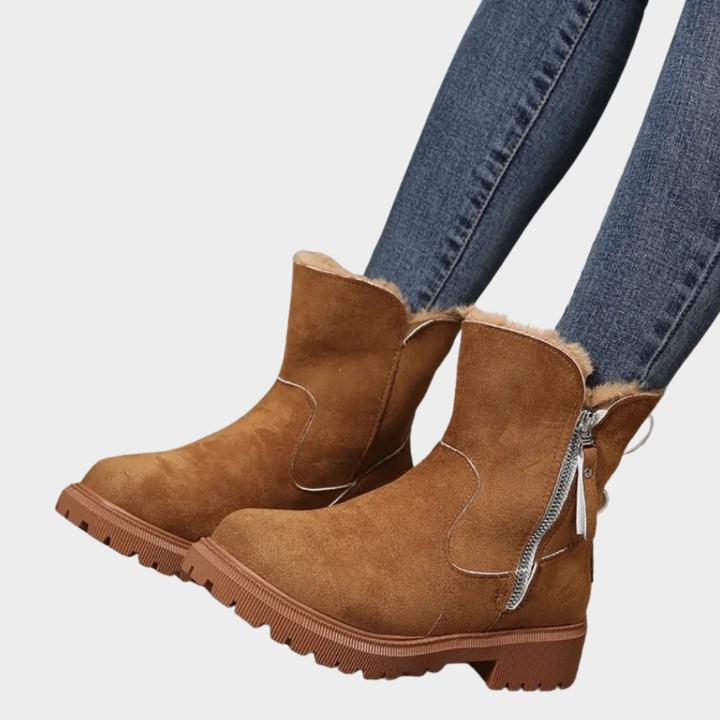 Pauline Fleece-Lined Orthopedic Boots - All-Day Comfort and Support