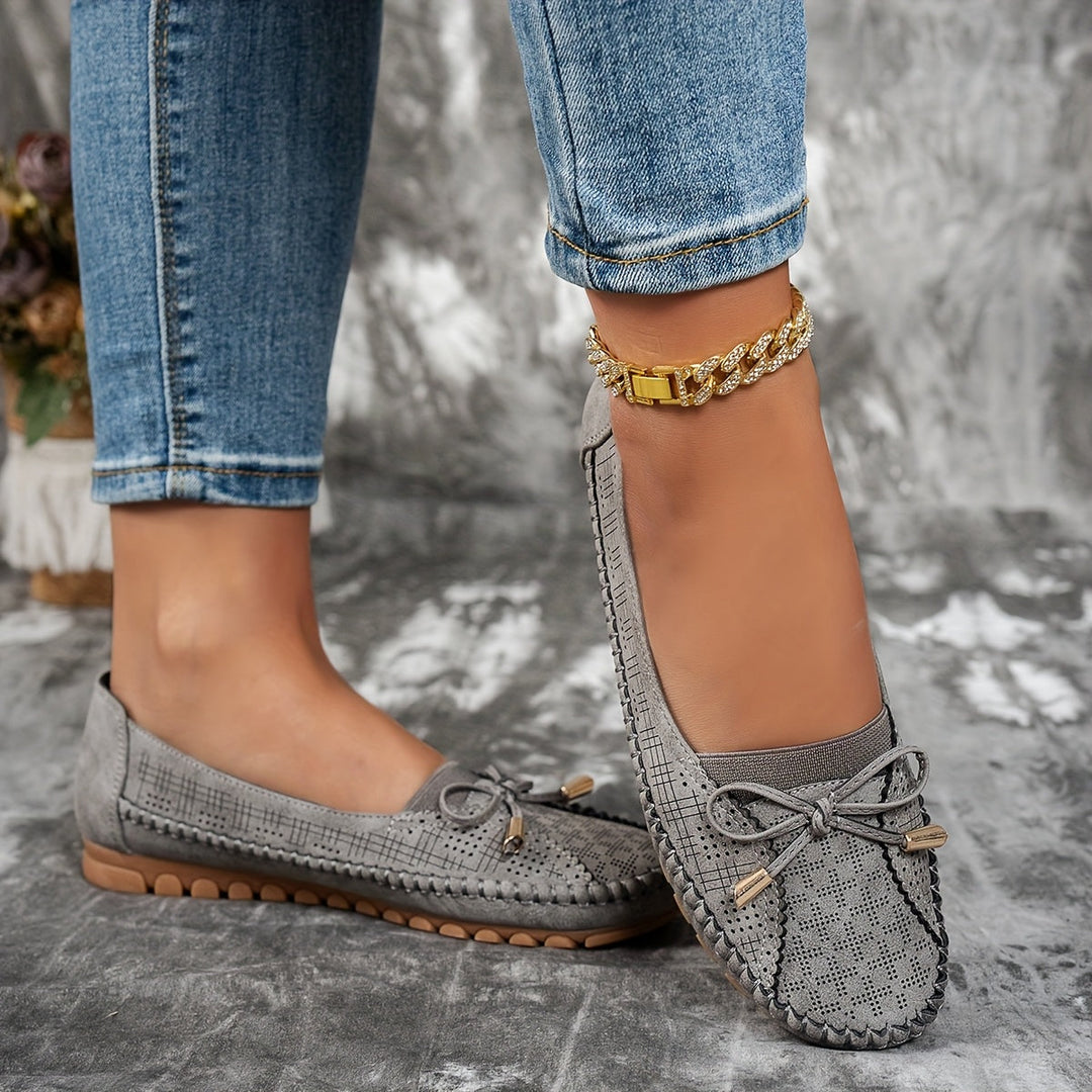 Sabine soft bow comfort loafers for women