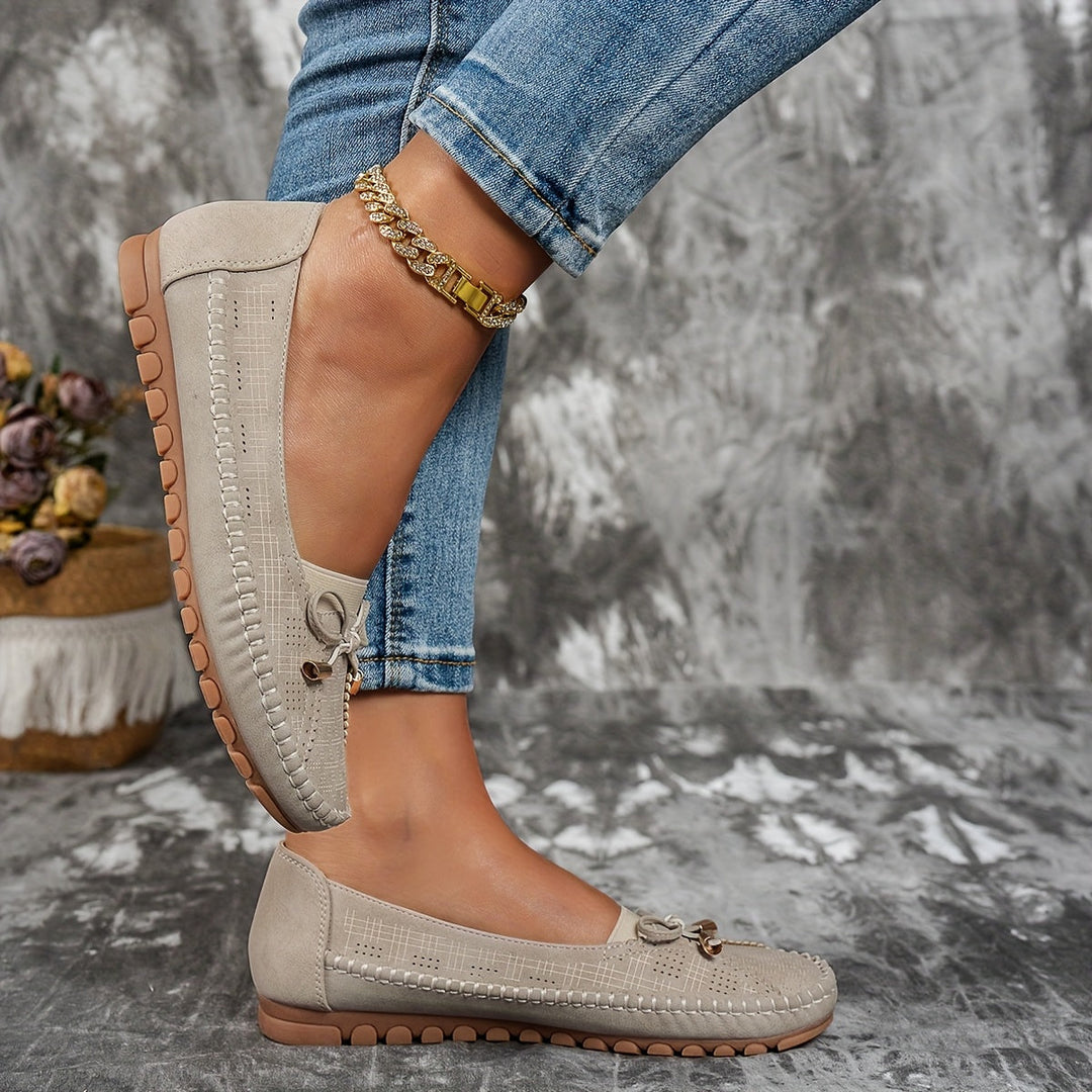 Sabine soft bow comfort loafers for women