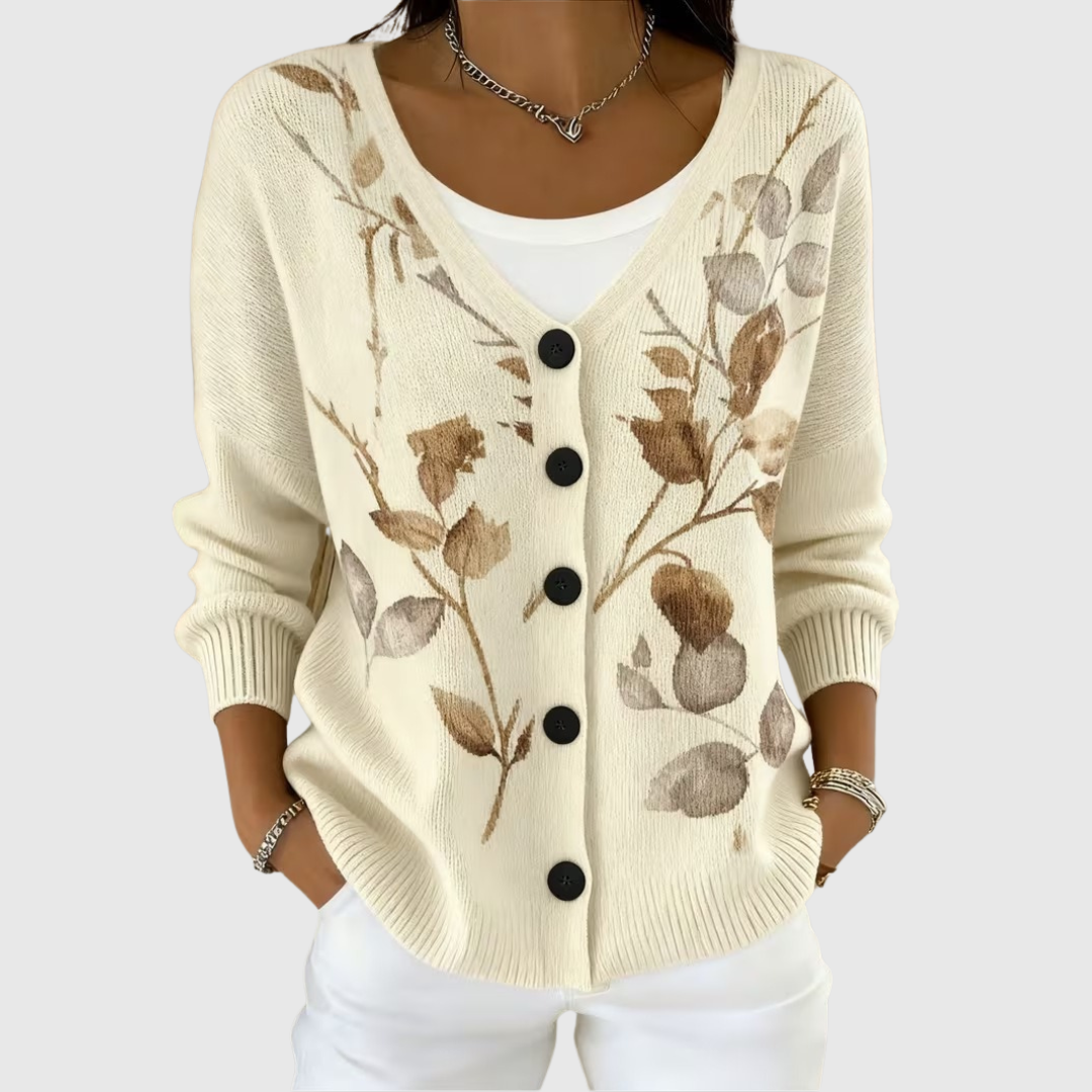 Patrizia button-front knit jacket for women