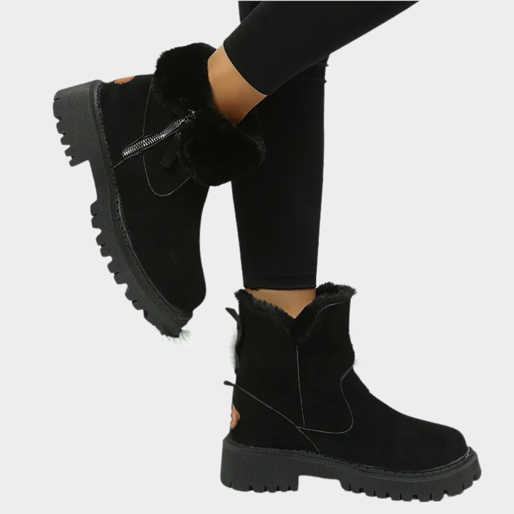 Pauline Fleece-Lined Orthopedic Boots - All-Day Comfort and Support