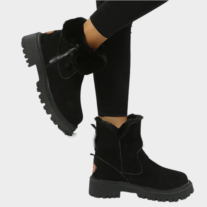 Pauline Fleece-Lined Orthopedic Boots - All-Day Comfort and Support
