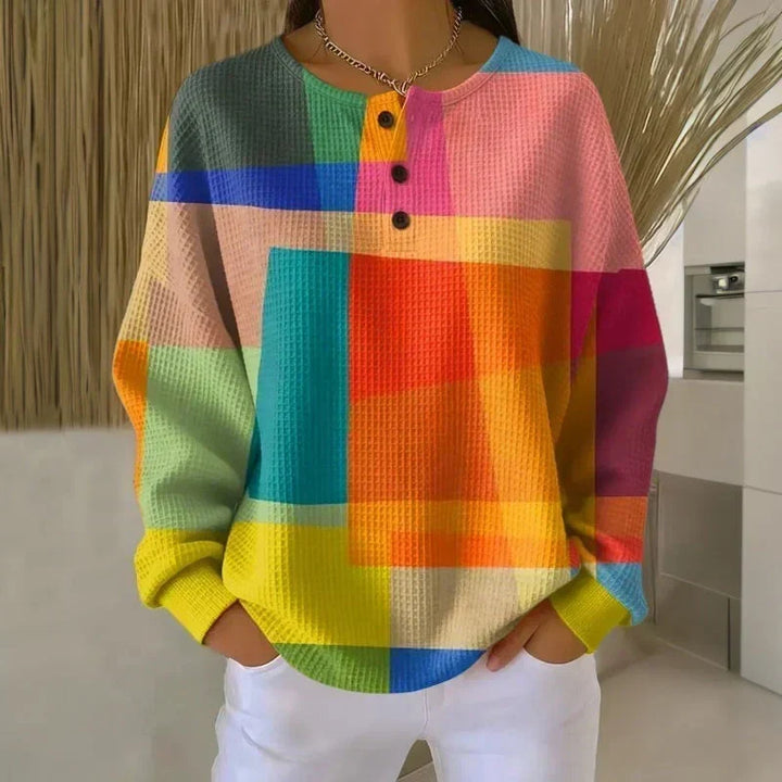 Consuelo textured two-layer sweater for women