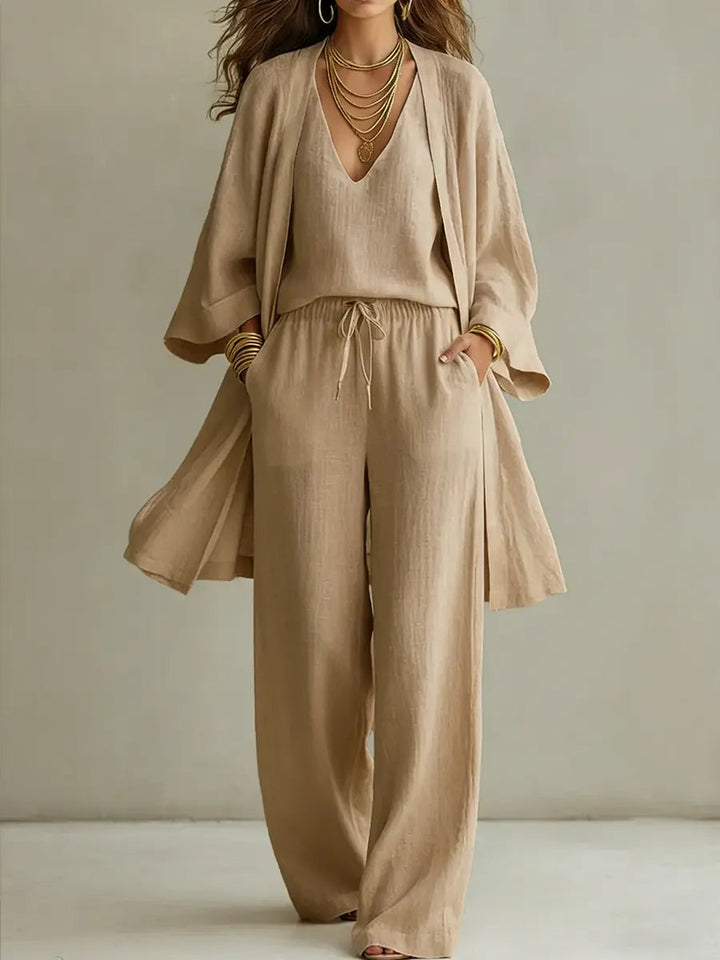 Bianca™ | 3-Piece Linen Lounge Set