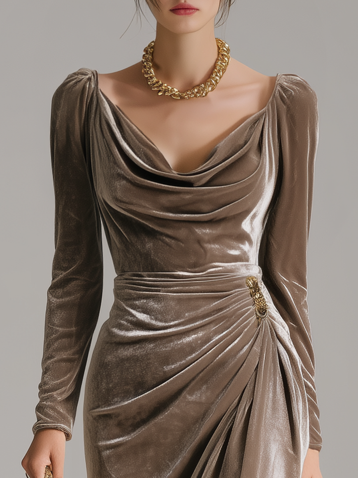 Sylvana | Timeless, Elegant Midi Dress for Any Occasion