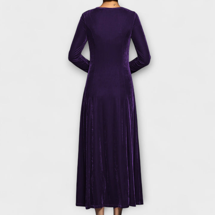 April - Plush Velvet Dress
