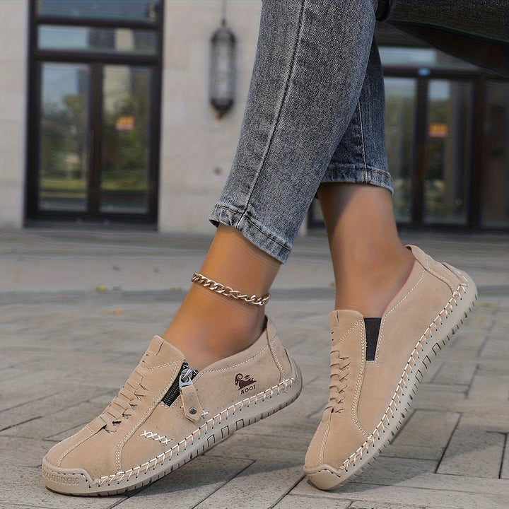 Nila elegant side-zip comfort shoes for women