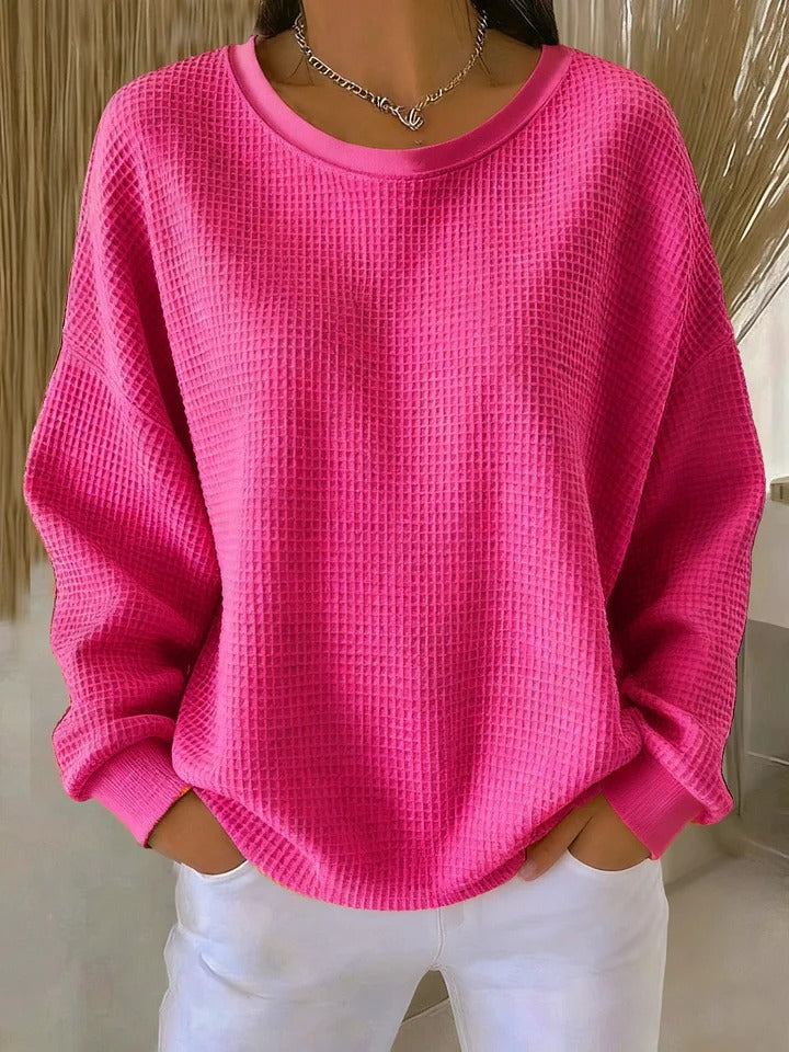 Nuria classic textured sweater for women