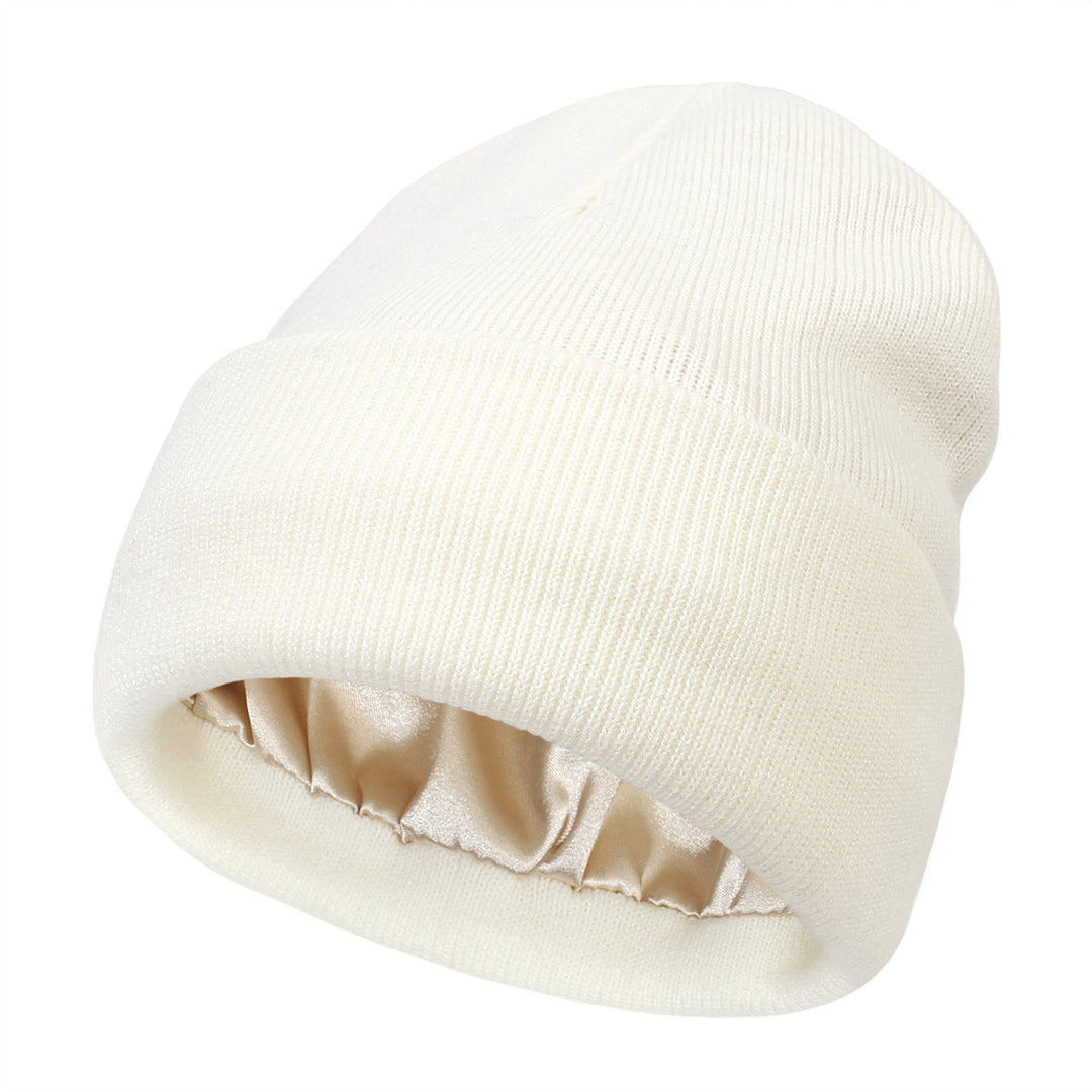 Satin-Lined Luxe Beanie — Ultimate Winter Warmth with Hair-Friendly Elegance