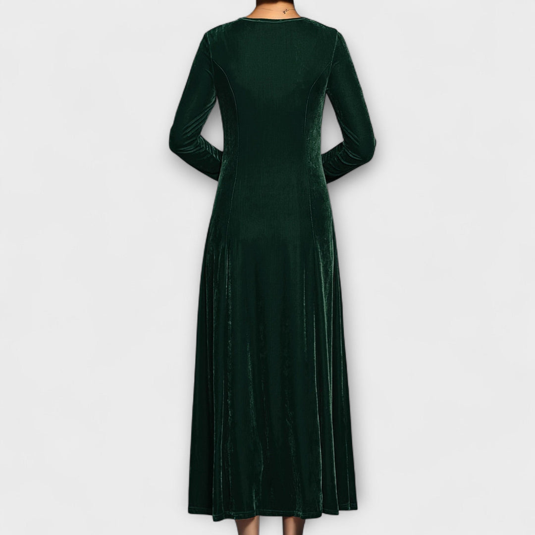 April - Plush Velvet Dress