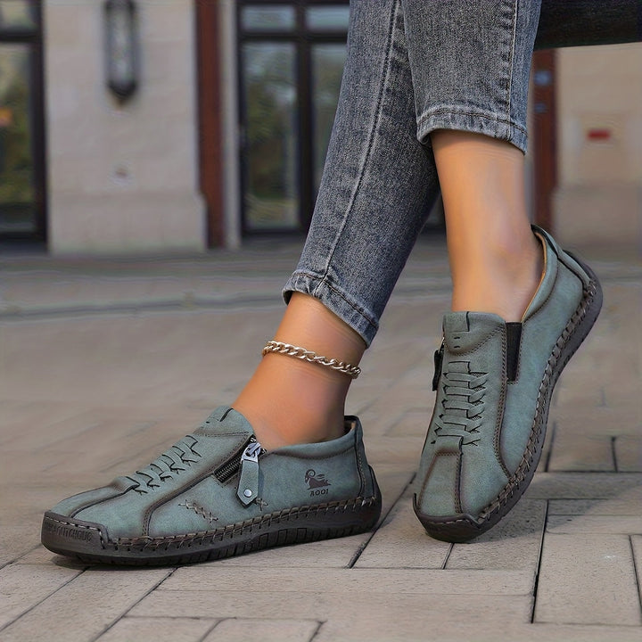 Nila elegant side-zip comfort shoes for women