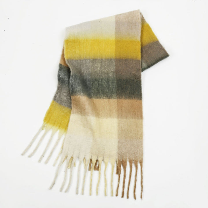 Avellino Rainbow Scarf - Vibrant Multicolor Knit for Everyday Style