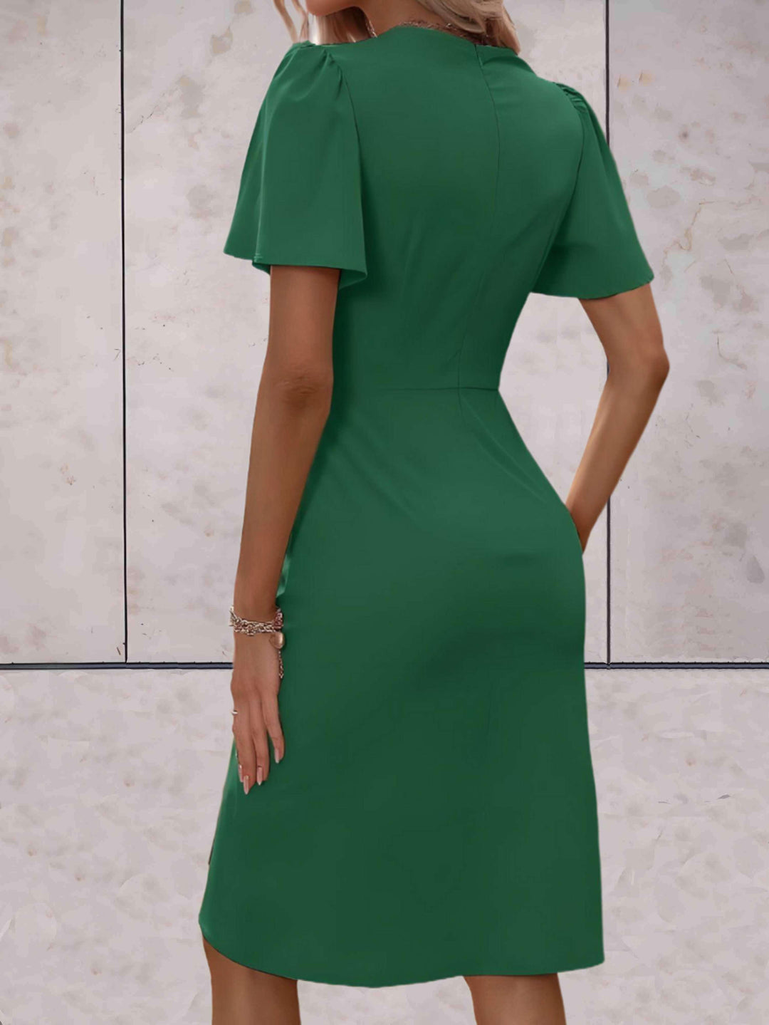 Harper | Elegant Wrap V-Neck Dress