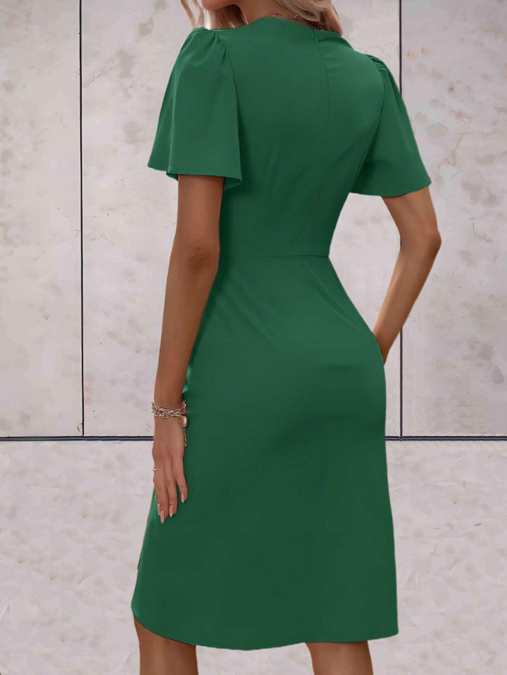 Harper | Elegant Wrap V-Neck Dress