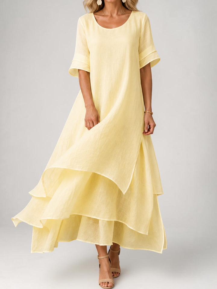 Liora Petite Flowing Grace Maxi Dress