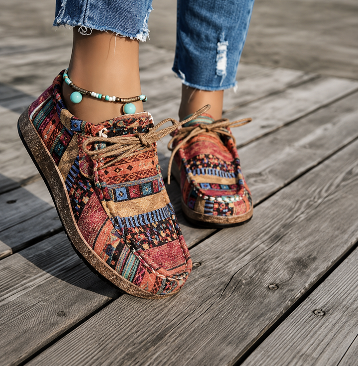 Amara retro canvas comfort sneakers for women