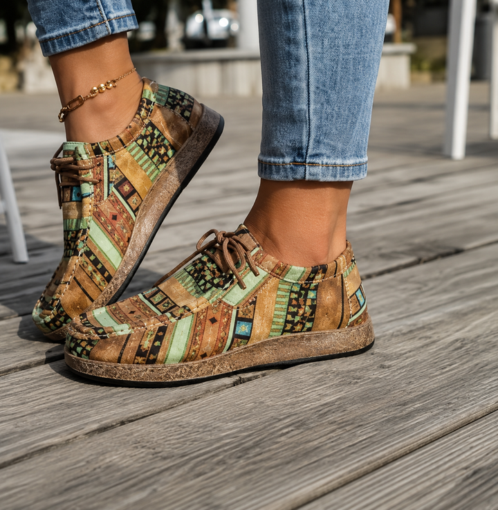 Amara retro canvas comfort sneakers for women