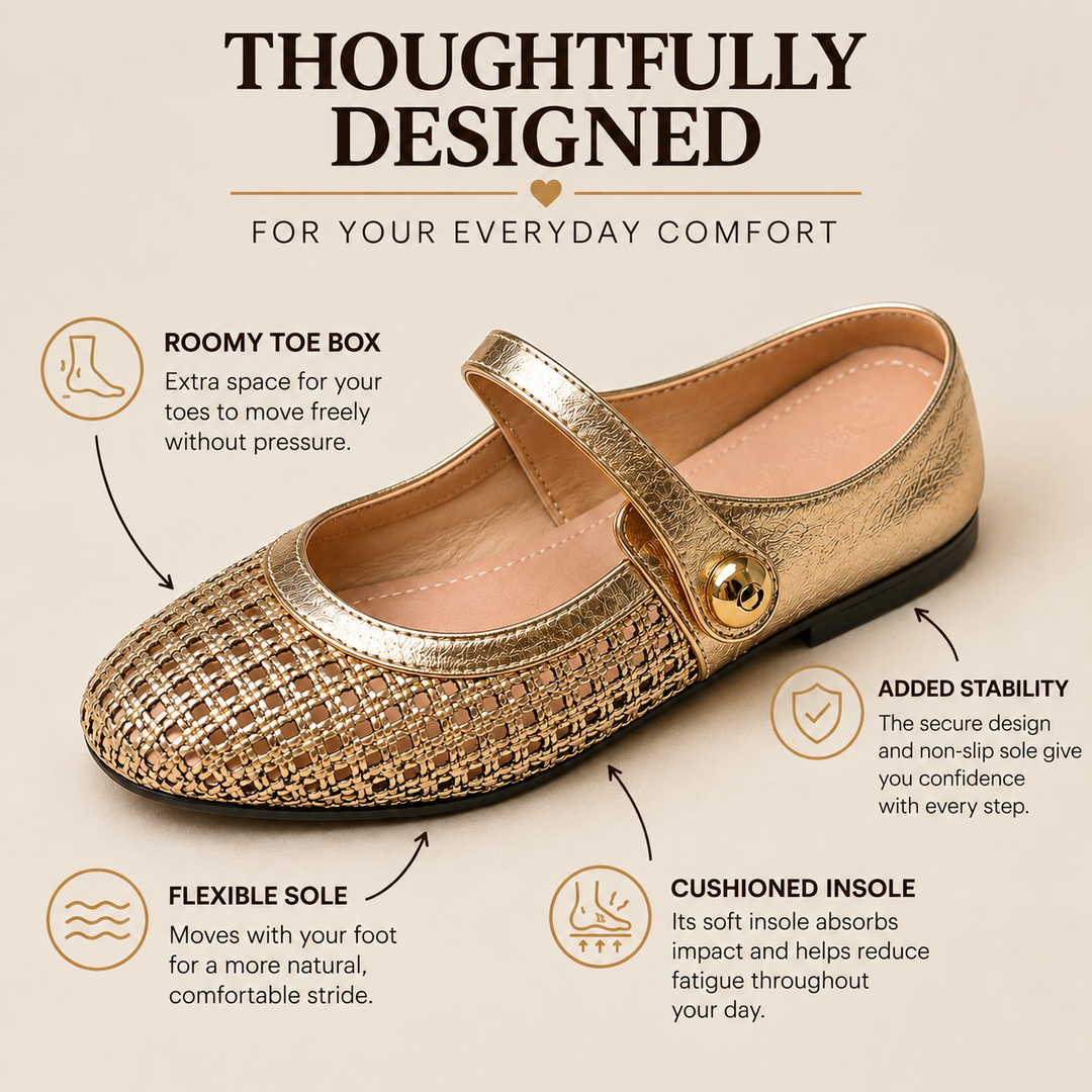 Alba | Elegant Summer Ballet Flats