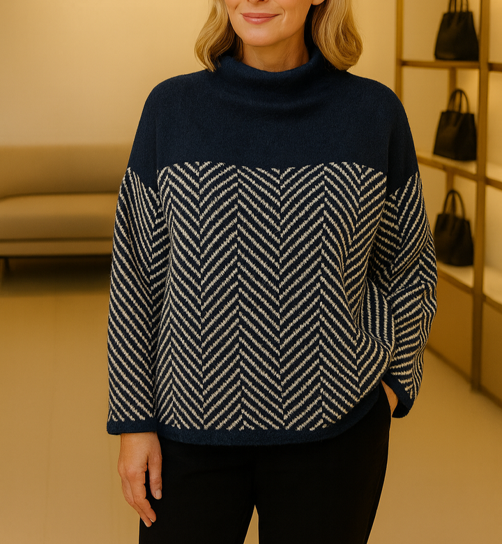 Malene | Cotton Turtleneck Sweater
