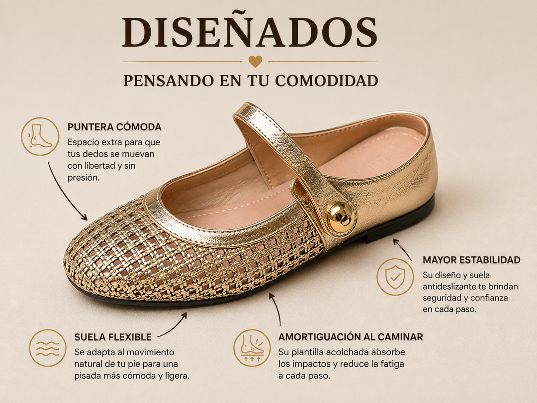 Alba elegant summer ballet flats for women