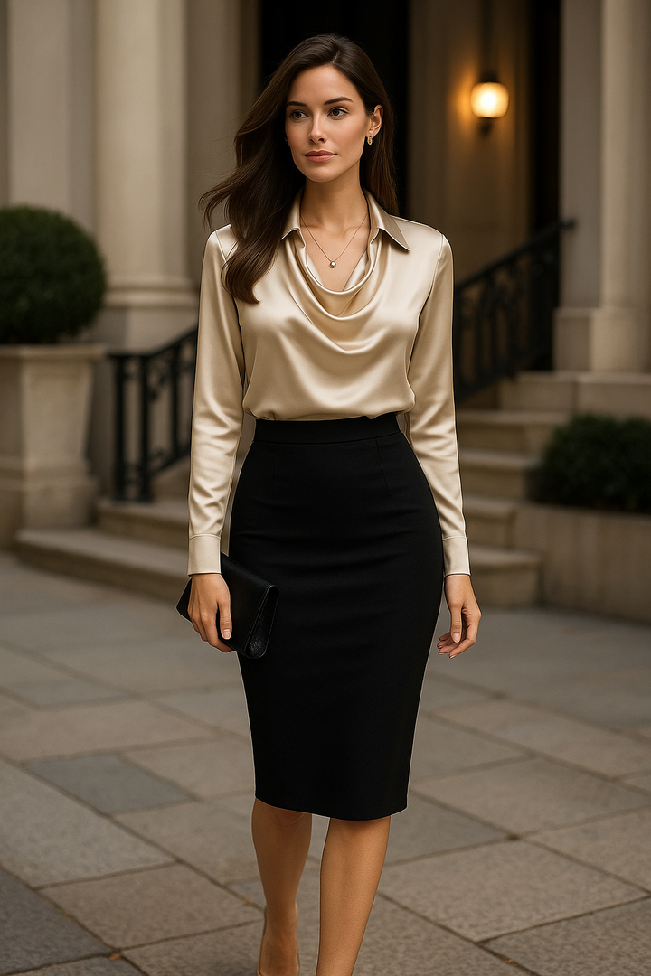 Rosela | Draped Elegant Blouse