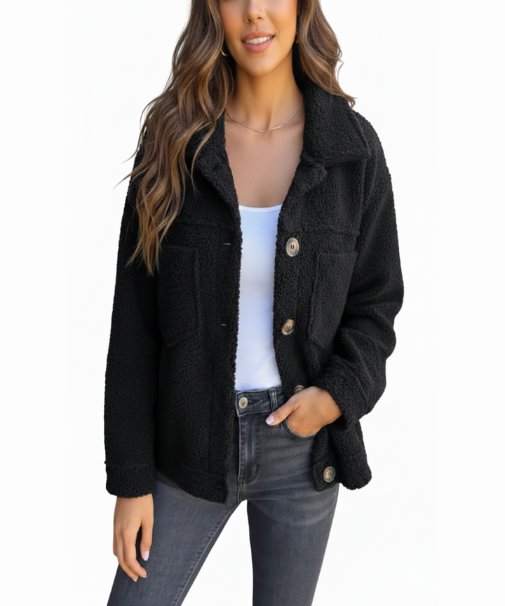 Doreen™ | Buttoned Fleece Jacket