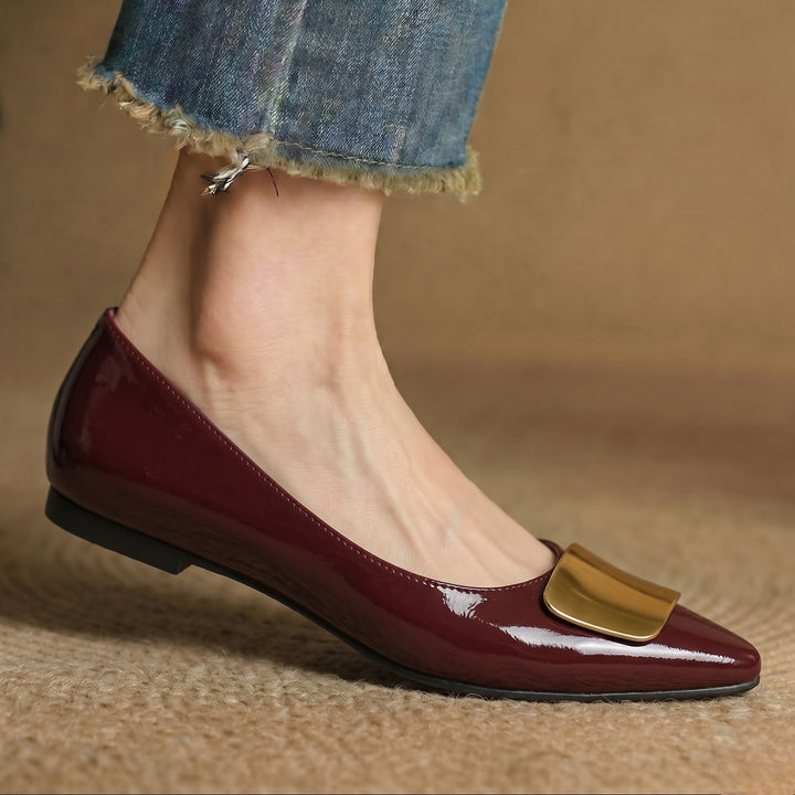Lorea genuine leather flats for women
