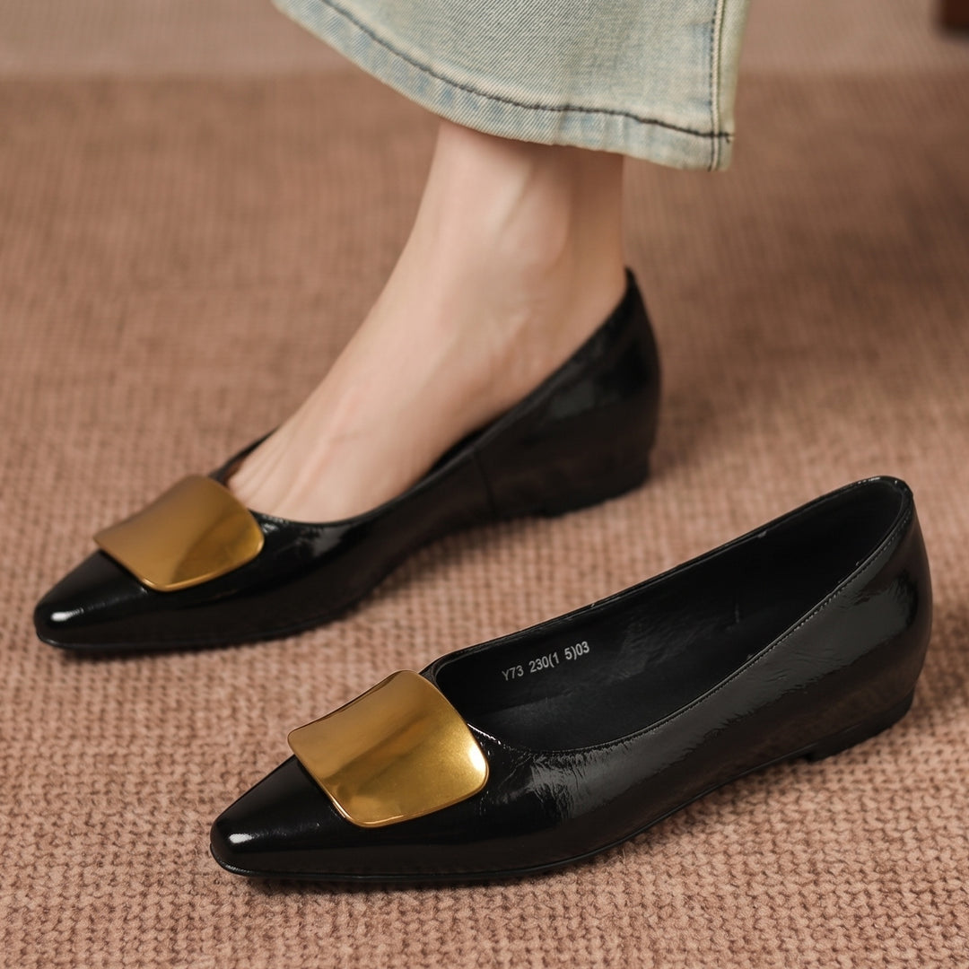 Lorea genuine leather flats for women
