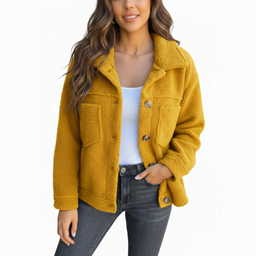 Doreen™ | Buttoned Fleece Jacket