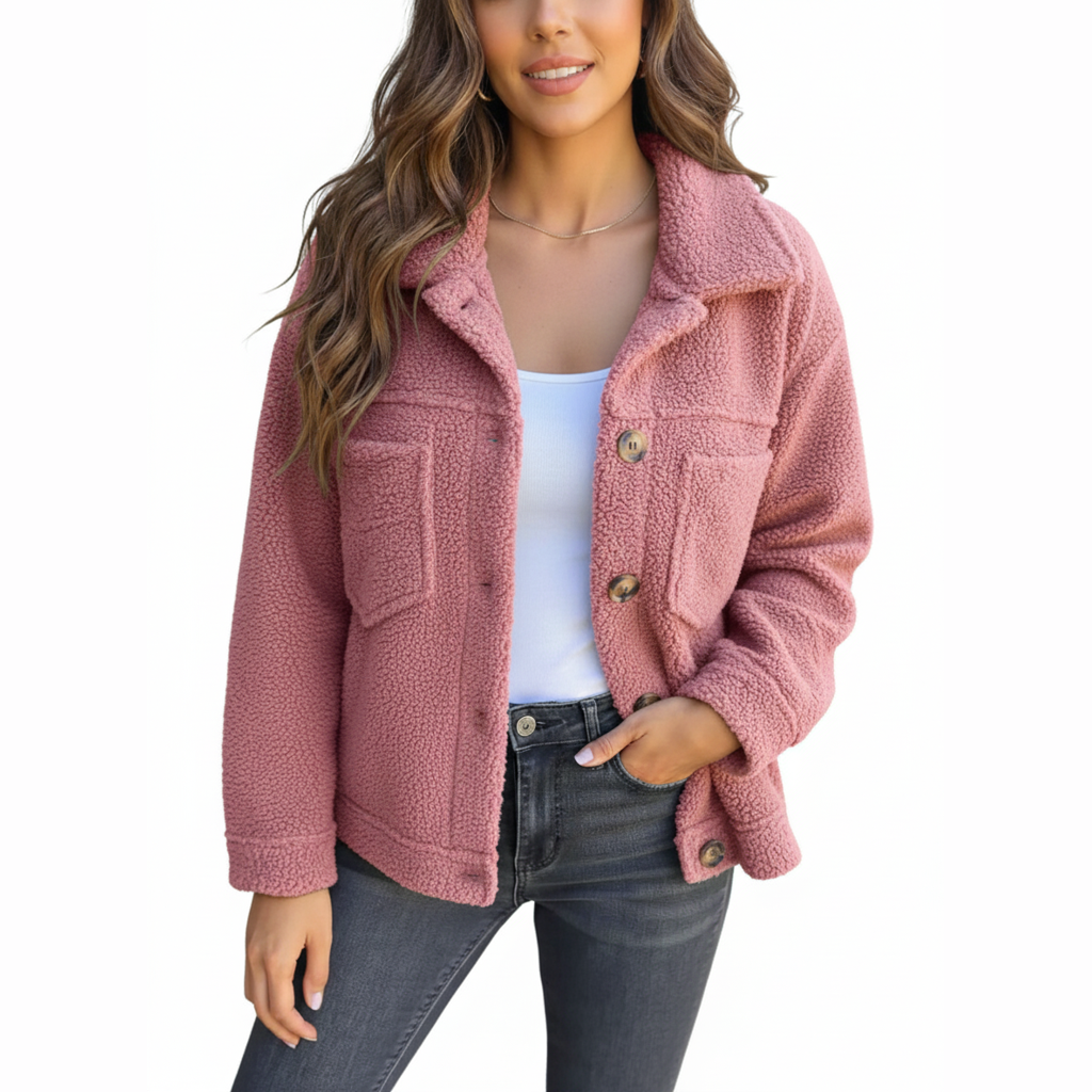 Doreen™ | Buttoned Fleece Jacket