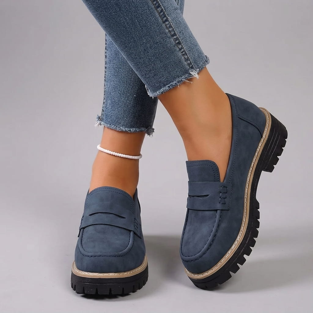 Elsa platform loafers for women
