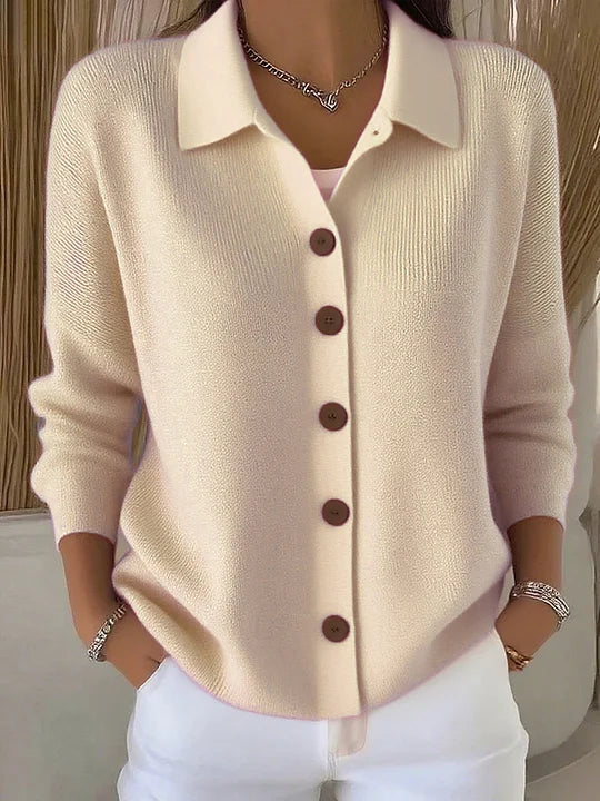 Paloma collared button cardigan for women