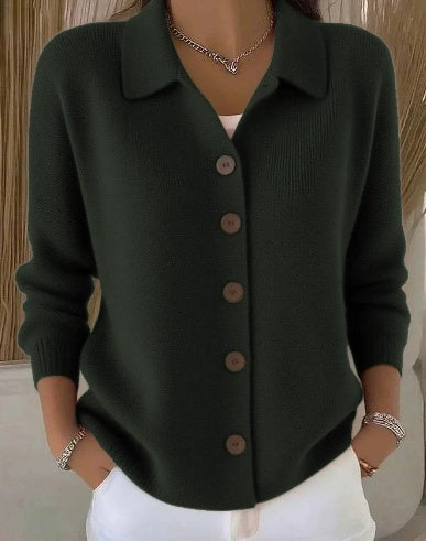 Paloma collared button cardigan for women