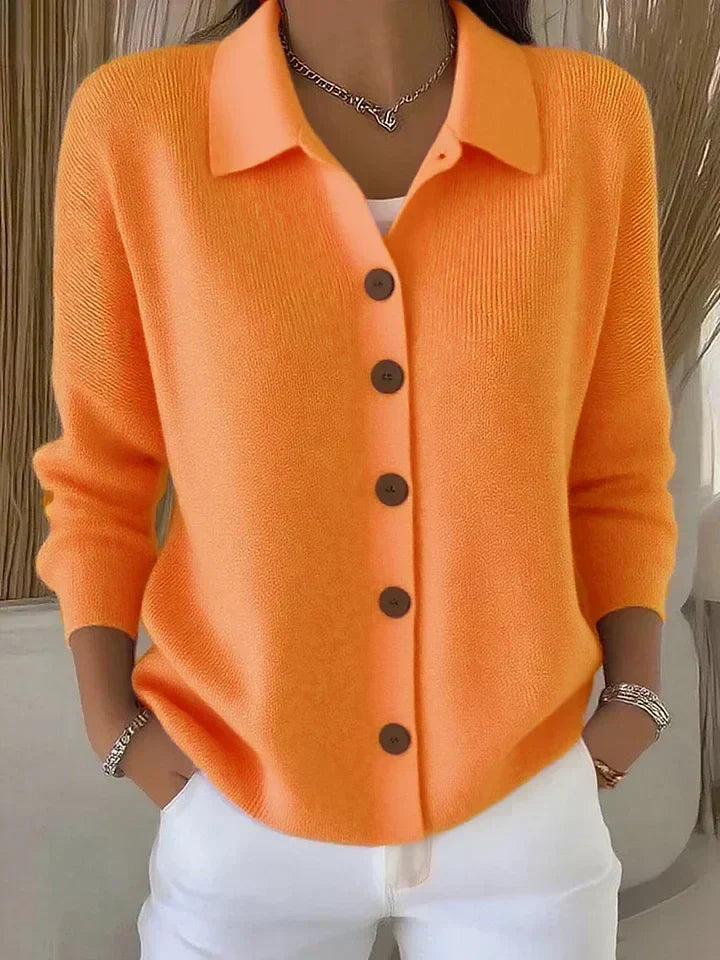 Paloma collared button cardigan for women