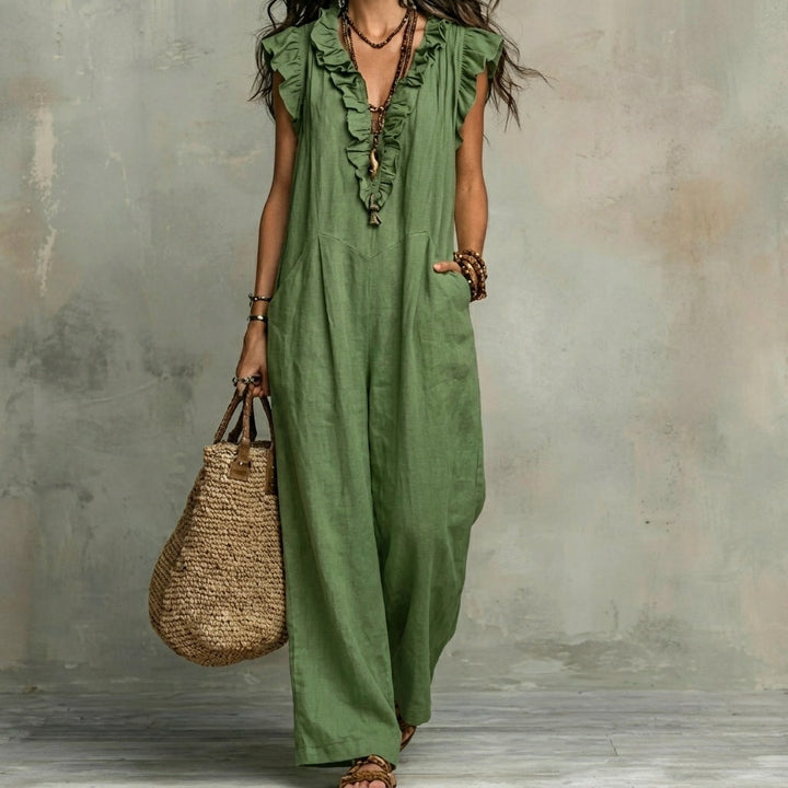 Josefina™ | Linen Ruffle Dress