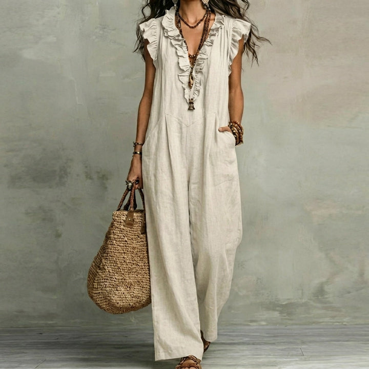 Josefina™ | Linen Ruffle Dress