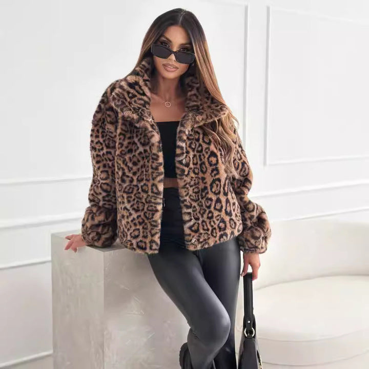 Bernice™ | Leopard Print Coat