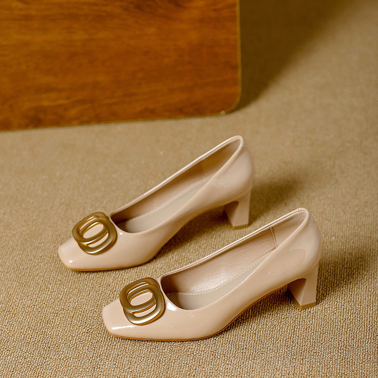 Tyra leather heels for women