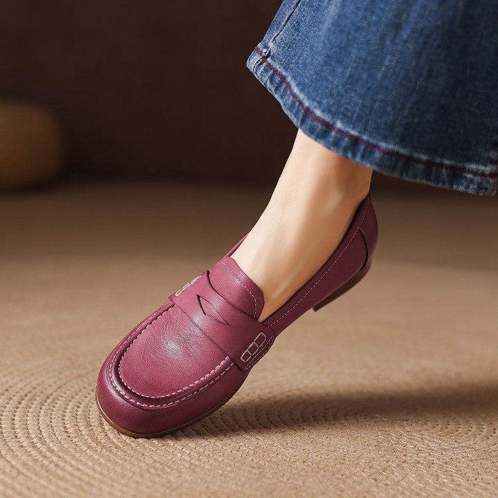 Galea genuine leather loafers for women